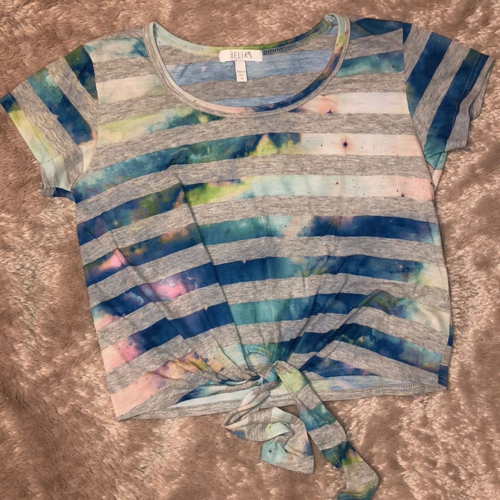 dELiA*s Short Sleeve Striped T-Shirt